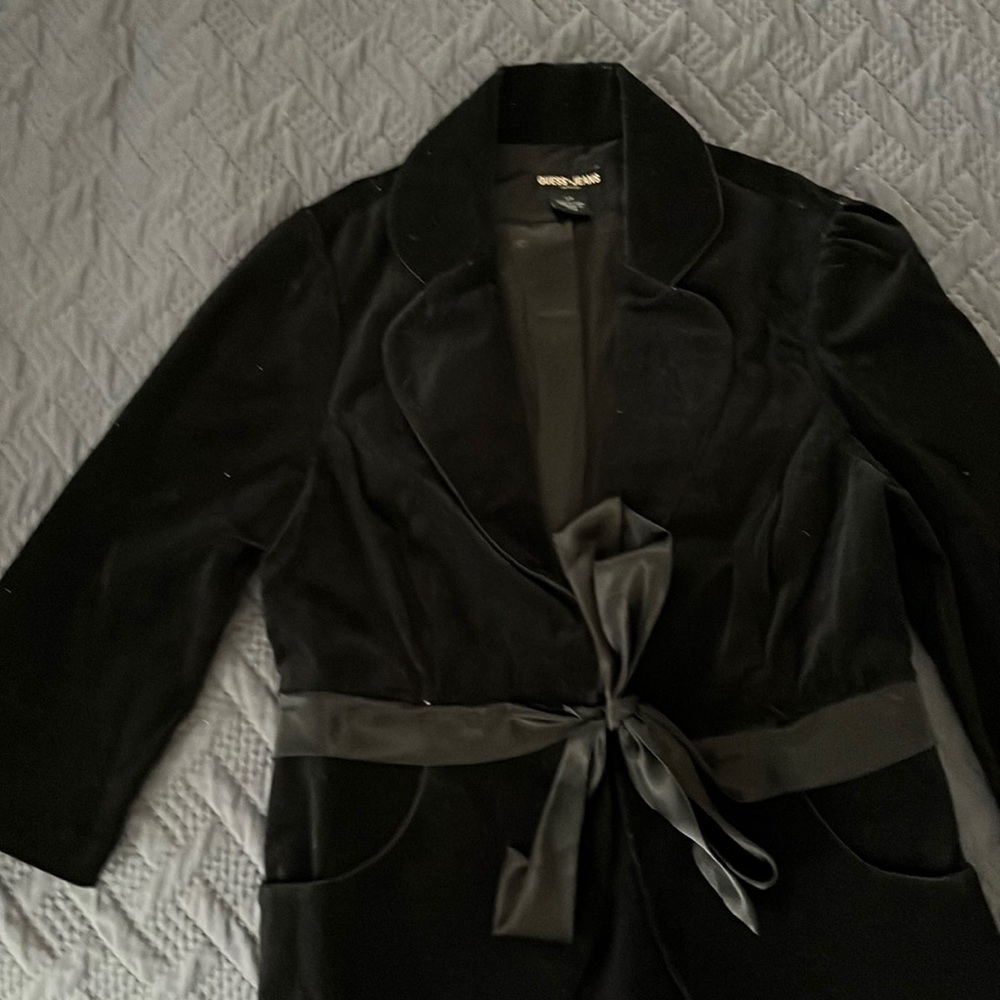 Guess Velvet blazer size small